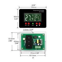 Thermostat numérique PID XH-W1621 DC12V/AC220V, contrôleur de température constante, marque OEM fabriqué au Guangdong, Chine, pour l'incubation
