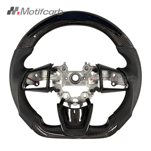 Volante de fibra de carbono personalizado para Kia Stinger GT GTS GT1 GT2 GT-Line 2018-2024 con pantalla LED inteligente de RPM - Product Image 1