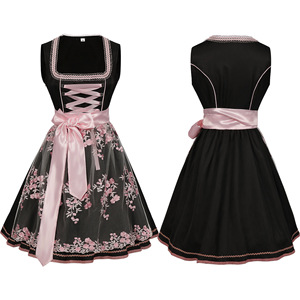 Abiti Tradizionali Tedeschi Dirndl per <span class=keywords><strong>Donna</strong></span>, Costumi Autentici Bavaresi per Oktoberfest - Product Image 2
