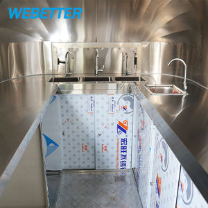 WEBETTER kaliteli mobil mutfak barbekü Fast Food römork tam donanımlı abd standart Remorque gıda kamyon ile tam mutfak - Product Image 4
