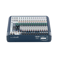 QUANSHENG Professional Signature Mélangeur audio XLR 16 canaux avec plage de fréquence 20Hz-30KHz pour les performances de chant sur scène