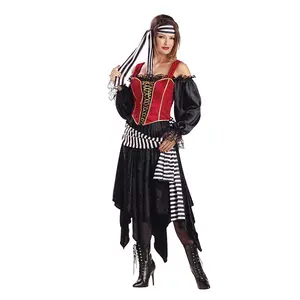 Fluch der Karibik Weibliches Cosplay-Kostüm Halloween-Cosplay-Schönheits piraten-Performance-Kostüm für Erwachsene