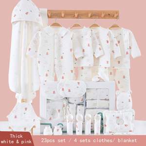 ชุดของขวัญเด็กแรกเกิด ผ้าฝ้าย 100% ลายสวยน่ารัก - Product Image 3