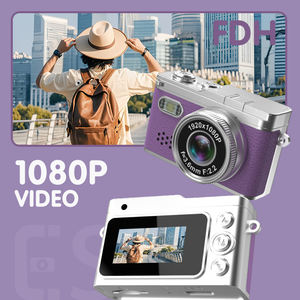 Mini caméra transparente personnalisable en gros, porte-clés, 1080P, rétro, avec lumière LED intégrée, pour les voyages, les vlogs, pour les cadeaux - Product Image 6