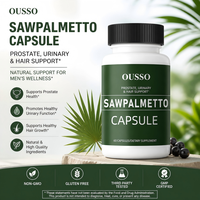 Capsules de Palmier Nain Sans Gluten Saines et Fortifiantes OBM/OEM/ODM pour Adultes – Prévention de la Chute de Cheveux chez les Hommes et les Femmes
