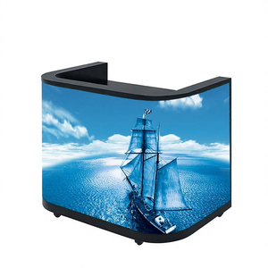 Pantalla LED flexible curva de 360 grados para interiores y exteriores, pantalla vertical personalizada para exposiciones, recepción, bar, DJ, mostrador de caja. - Product Image 4
