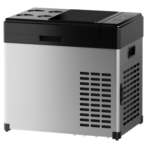 Réfrigérateur de voiture OEM, prix d'usine en gros, mini-réfrigérateur-congélateur portable thermoélectrique à refroidissement direct 12V-24V, réfrigérateur électrique - Product Image 5