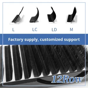 LC/LD/M Faux <span class=keywords><strong>cils</strong></span> incurvés spéciaux non incurvés importés Dense Mat Noir Stock 25mm 3D <span class=keywords><strong>CC</strong></span> Curl Extension de <span class=keywords><strong>cils</strong></span> - Product Image 6