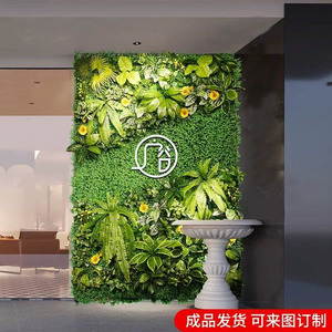 Pareti di piante con combinazione di paesaggio di <span class=keywords><strong>fiori</strong></span> artificiali pareti di erba biomimetiche artificiali tridimensionali - Product Image 6