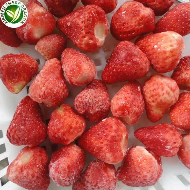 IQF Fruit Price Frozen Sweet strawberry in vendita Red KOSHER Bulk Style imballaggio imballaggio colore affilato peso