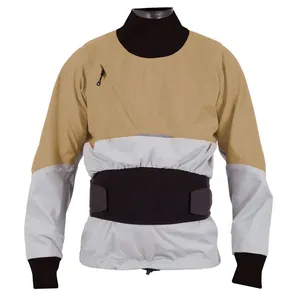 Veste de kayak imperméable respirante pour <span class=keywords><strong>homme</strong></span> et femme, avec double ceinture anti-éclaboussures, idéale pour le paddle, le rafting et les aventures en bateau. - Product Image 1