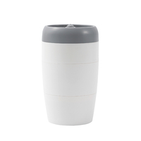 Taza de aviación personalizada novedosa de China, ventosa en forma de motor de aire, Taza Sin caída de acero inoxidable de 12oz