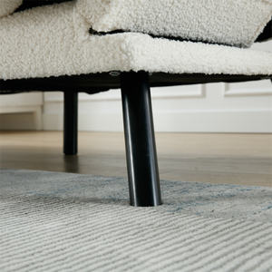 Sofá de tela de peluche al por mayor con cojín, sofá <span class=keywords><strong>cama</strong></span> <span class=keywords><strong>que</strong></span> <span class=keywords><strong>se</strong></span> <span class=keywords><strong>convierte</strong></span> <span class=keywords><strong>en</strong></span> sofá <span class=keywords><strong>cama</strong></span>, proveedor de fabricación con pies de metal - Product Image 6