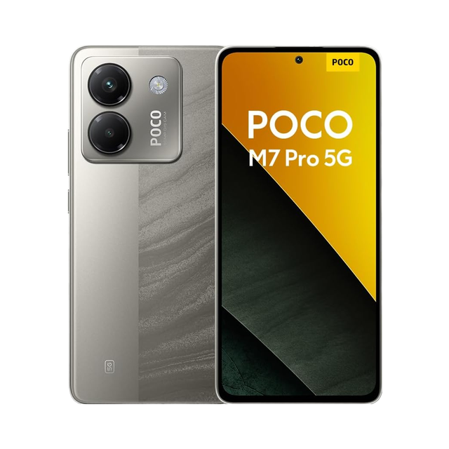 POCO M7 Pro 5G CDMA 8/256GB Smartphone 50MP Camera OIS 6.67-inch 120Hz AMOLED 45W Turbo Charge Hyper OS Mediatek Processor