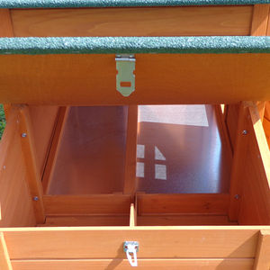 Étanche en bois poulailler solide motif transporteur et conception de cage pour petits animaux ou oiseaux - Product Image 5