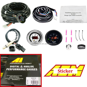 Cho Aem 30-4110 Uego Wideband O2 Không Khí Nhiên Liệu Tỷ Lệ Đo AVR 2 1/16 "52Mm Kit Với Lsu 4.9 0258017025 17025 Cảm Biến Oxy & Sticker - Product Image 2