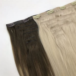 2025 Hochwertige Remy Haar verlängerung Hot Selling Invisible Clip Ins Nahtlose Clips auf Lager für Dubai und den Nahen Osten - Product Image 6