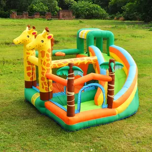 Ngoài trời người lớn trẻ em thương mại Inflatable bouncy nhảy lâu đài Bouncer Combo giá với Blower trẻ em phim hoạt hình lâu đài bouncy