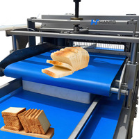 Trancheuse à pain industriel à grande vitesse - Machine de découpe automatique à convoyeur de grande capacité