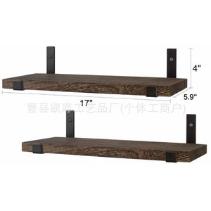 Estante de pared de madera transfronterizo, estante individual, estantería de pared para sala de estar, baño, multifuncional - Product Image 4
