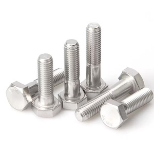 Wanqian Fasteners 304 Stainless Steel Hex Bolts GB5782 Class 10.9 12.9 Semi Threaded Standard Use - Product Image 1