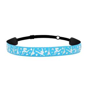 عصابة رأس رياضية نسائية للجمباز للرقص عصابة رأس متدرجة قوس قزح ضد الانزلاق الرياضة عصابة رأس أغطية رأس اكسسوارات شعر - Product Image 6