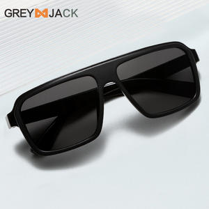 Gafas de sol polarizadas Greyjack TR90 con montura negra unisex, protección UV400, tipo 3 lentes K007 - Product Image 4