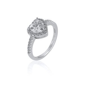Bague en alliage plaqué platine pour anniversaire de femmes de conception unique de mode transfrontalière européenne et américaine - Product Image 5