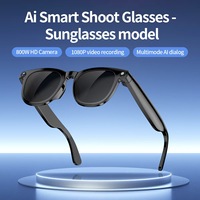 Nouvelles Lunettes de Soleil Tendance au Design Mode avec Traduction IA Intelligente, Caméra HD 800W, Appel Vidéo et Vocal, Monture TR90