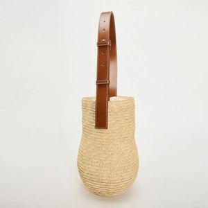 Gourd Shape Straw Bag Fashion Lady Wheat Straw <b>Mini</b> Bag Holiday Women Beach Bag - Product Image 3