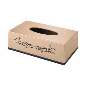 Boîte à mouchoirs de bureau de style européen Boîte à mouchoirs rectangulaire Chambre d'hôtel Restaurant Boîte à serviettes simple commerciale et domestique - Product Image 1