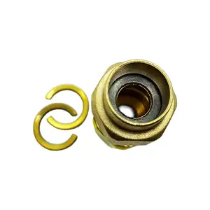 Brass Fitting with Bonding Clamp UL 467 with high quality brass 15mm fittings