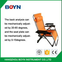 Fauteuil médical pliable et réglable EM-BC069 pour hôpital, design simple, portable, pour clinique et donneurs de sang
