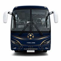 TENGLONG Nouveau Bus Touristique 12 Mètres à Transmission Automatique Purement Électrique 59 Places Conduite à Gauche Origine Hubei Batterie à Énergie Nouvelle