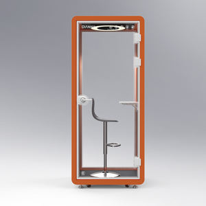 <span class=keywords><strong>Cabina</strong></span> Modular Insonorizada para Grabación <span class=keywords><strong>de</strong></span> <span class=keywords><strong>Voz</strong></span>, Mini <span class=keywords><strong>Cabina</strong></span> Telefónica para Oficina con Mesa Plegable - Product Image 2