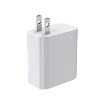 Chargeur double port 1A1C à charge rapide GaN PD QC3.0 standard 2025 pour smartphones, ordinateurs portables et tablettes
