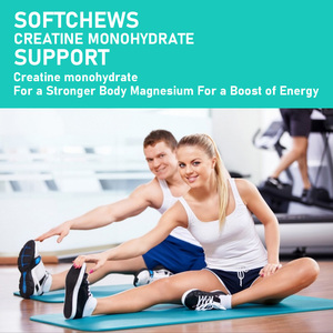 OEM ODM Custom Creatine Monohydate Soft Chews Pineapple Flavor Promote Muscle Growth Levels and Support Energy Production - Product Image 3