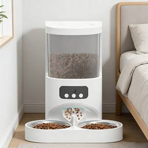 Comedero automático para mascotas de alta calidad, dispensador de comida inteligente y silencioso para perros y gatos, tazones para mascotas. - Product Image 1
