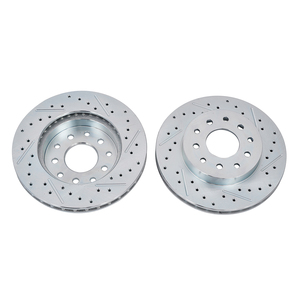 Kit de Conversión de Frenos de Disco Traseros con Rotor Perforado y Ranurado Compatible con Autos Clásicos Chevy Chevelle GM A-Body de 1964-72 - Product Image 6