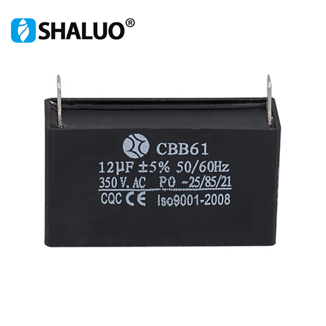 AC Motor Start Capacitor CBB61 12uF 100V 350V 400V 450V for Generator Engine Parts