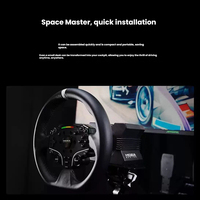 Volant de simulation de course MOZA R5 avec support de pédales à entraînement direct pour Forza Horizon 5 ETS2 (PC)