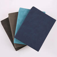 Carnet de notes professionnel en cuir souple A5 personnalisé avec impression de logo en gros