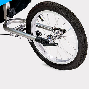Portabiciclette pieghevole per bambini con rimorchio per bicicletta per bambini singolo e doppio passeggero - Product Image 5