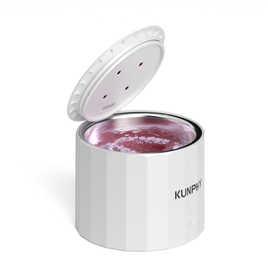 2024 nueva llegada Mini limpiador ultrasónico UV <span class=keywords><strong>Dental</strong></span> de alta frecuencia 48kHz aparatos para dentaduras postizas domésticas USB eléctrico para uso en exteriores - Product Image 1