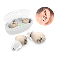 Haute qualité chine personnes âgées sourdes Invisible oreille aide ITE aides auditives amplificateur Rechargeable CiC Mini appareil auditif sans fil