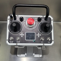Télécommande sans fil pour robot AGV, protection IP54, communication RS485/CAN, portée >200m, autonomie >15h, matériau