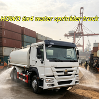 Vente flash : Camion-citerne HOWO 6X4 pour le nettoyage des routes en Afrique, performance stable, grand réservoir d'eau