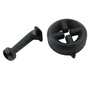 Cabezal de quemador de gas de hierro fundido Hongkun T005 en forma de anillo para cocina comercial con entrada de aire ascendente para GLP - Product Image 4