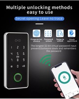 Serrure numérique intelligente pour armoire, RFID, empreinte digitale, mot de passe, entrée sans clé pour armoire, tiroir, rangement de bureau