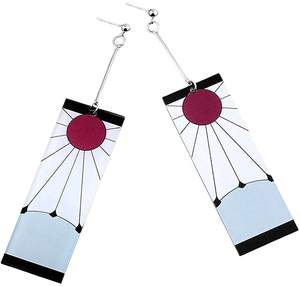 <span class=keywords><strong>Orecchini</strong></span> Demon Killer, posizionabili sull'orecchio, per Cosplay <span class=keywords><strong>Anime</strong></span> - Product Image 5